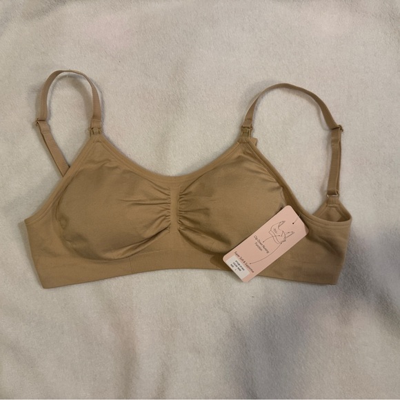 Under Control Seamless Tan Nursing Bra - Picture 1 of 6